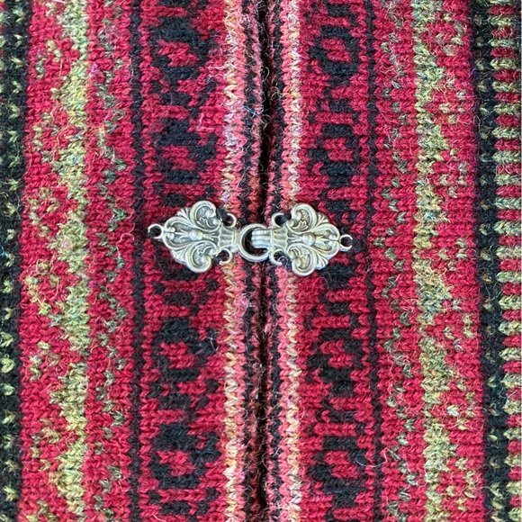 Vintage Icelandic Designs Fair Isle Wool Coat - Picture 5 of 6